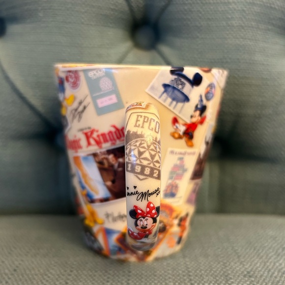 Disney Parks Authentic “All Over” Print Mug, Disney World 40th Anniversary - Picture 3 of 5
